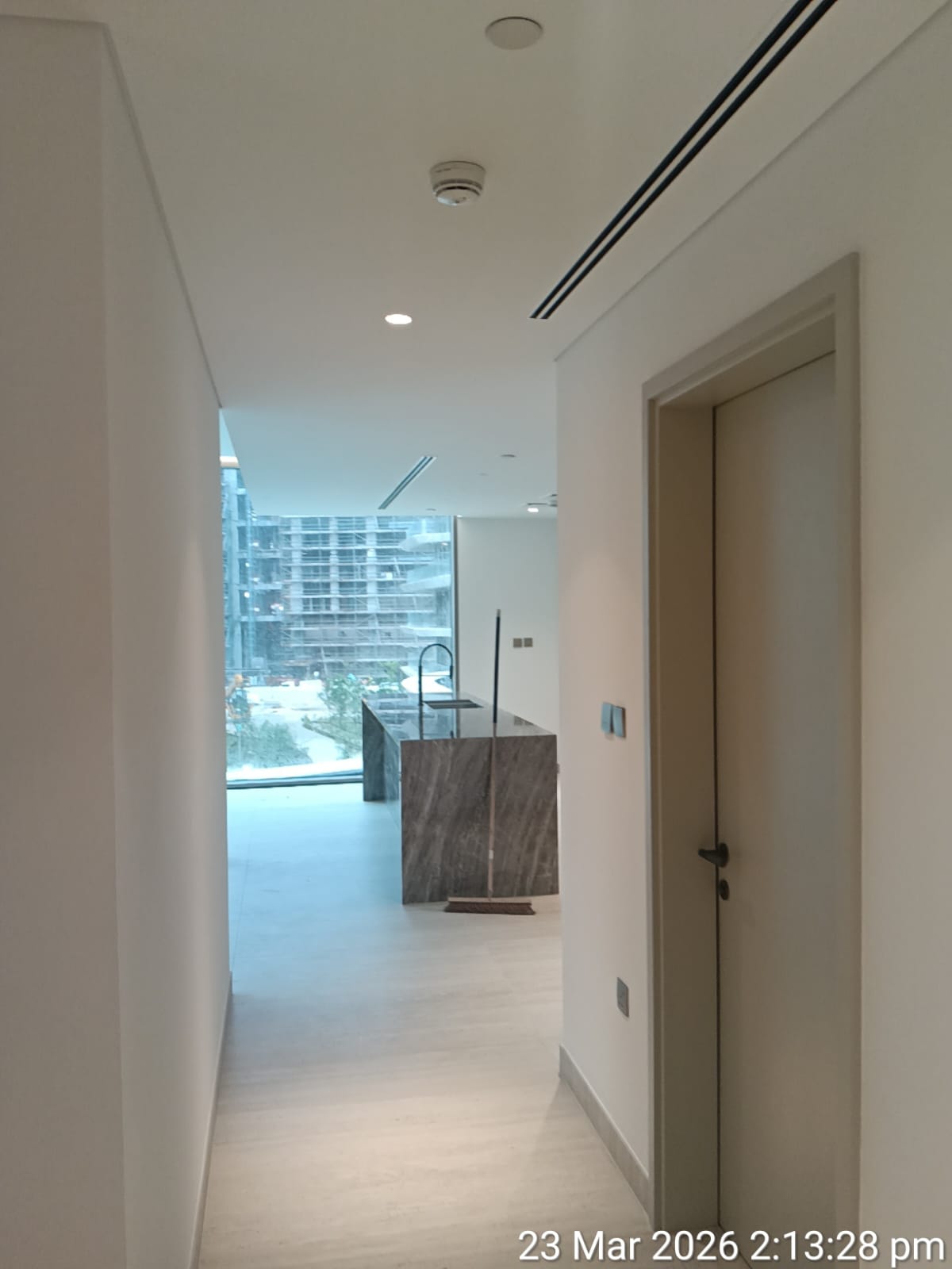 Ceiling installation view