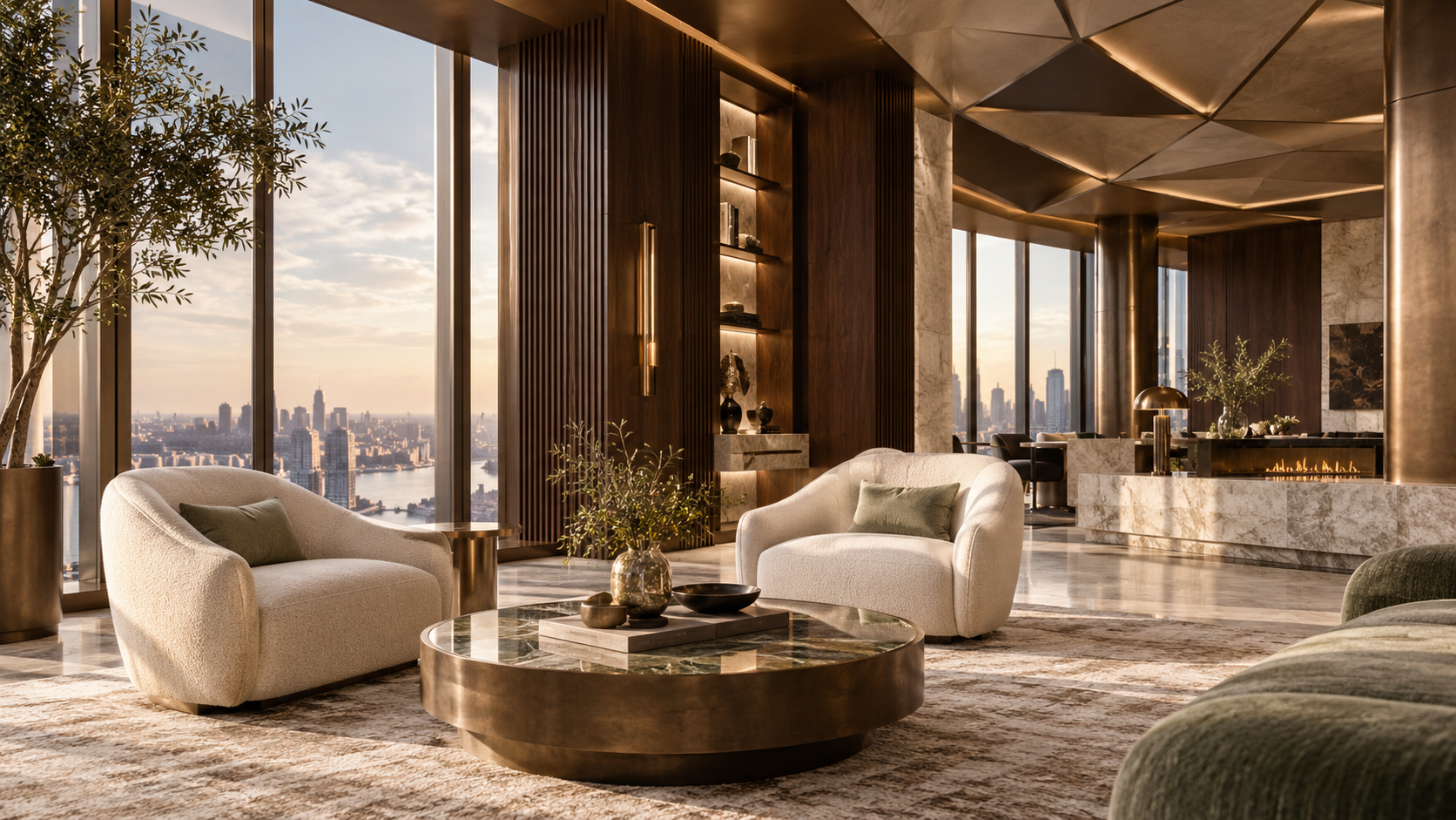 Illustrative interior concept for Burj Binghatti Jacob & Co Residences